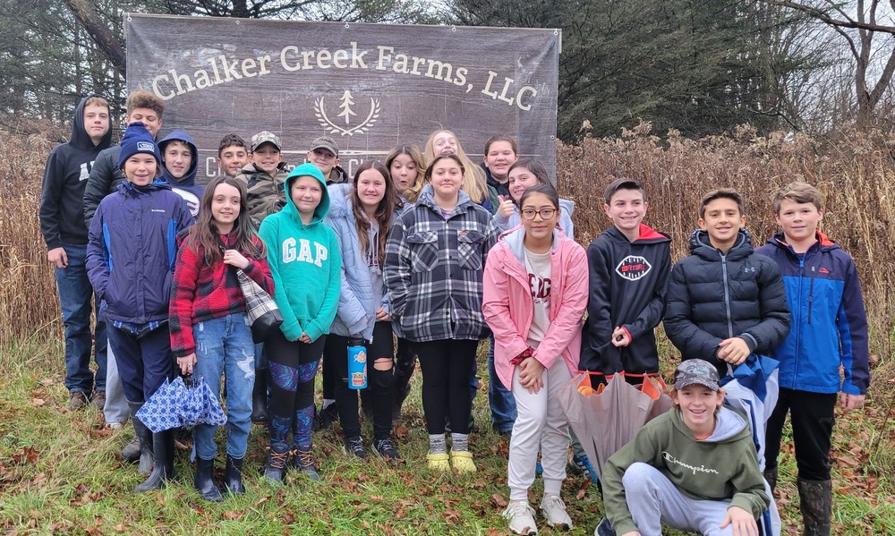 7th Graders Learn About Christmas Tree Farming
