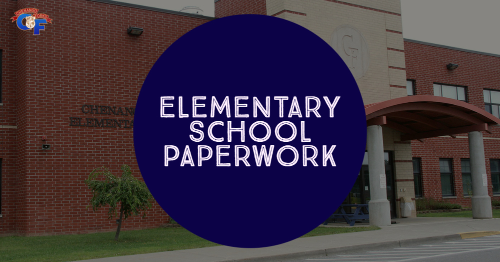 Elementary School paperwork graphic