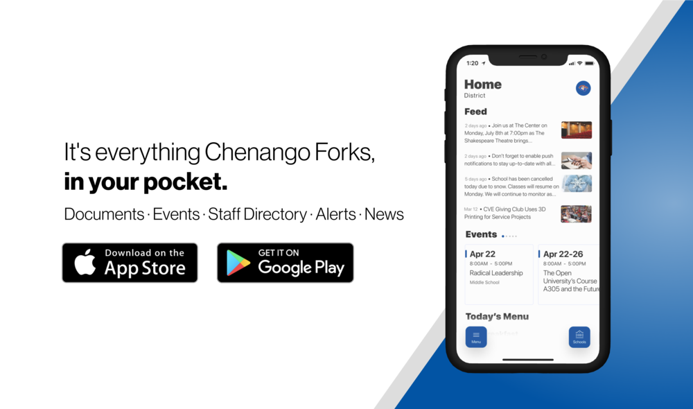 Chenango Forks app poster 