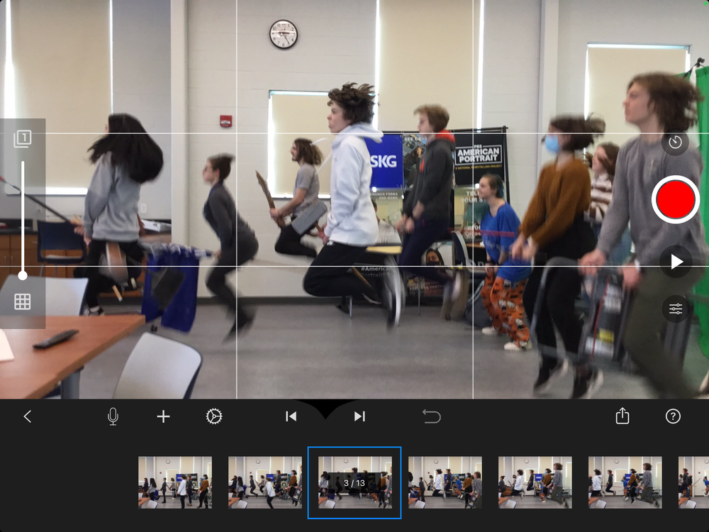 College-level pixilation class plays with pixilation