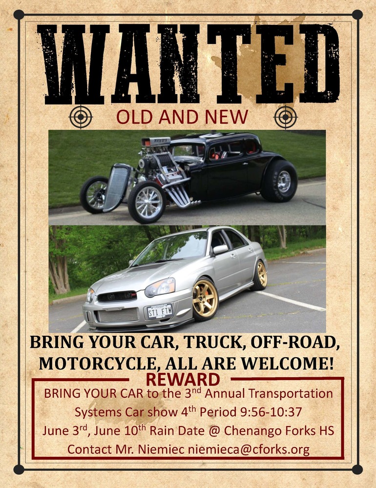 Car show poster