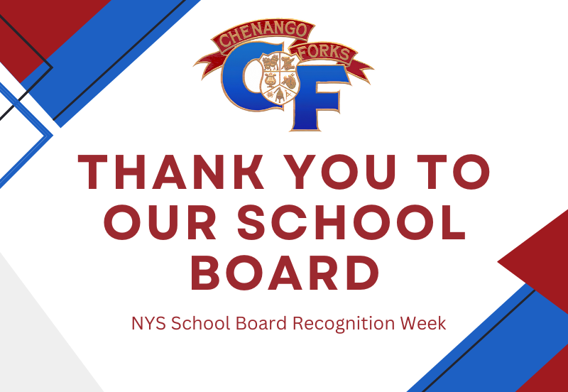 Thank you to our school board