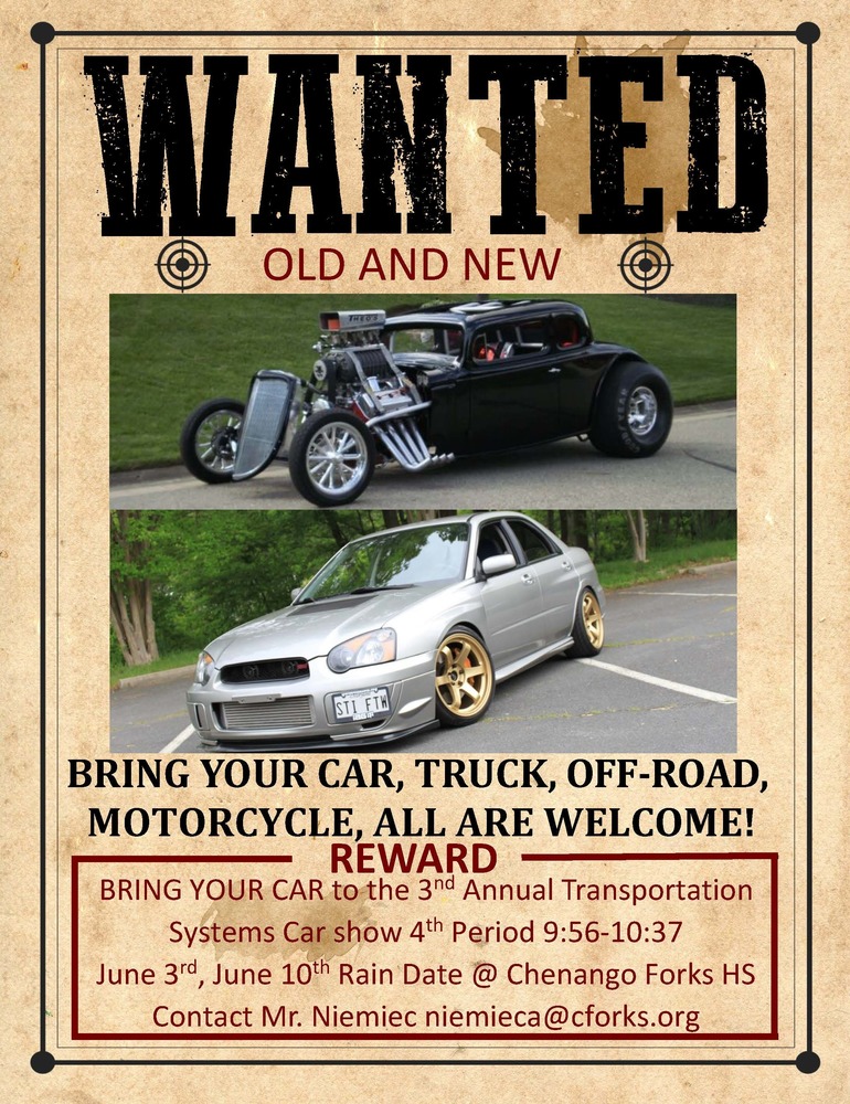 Transportations Systems Car Show poster