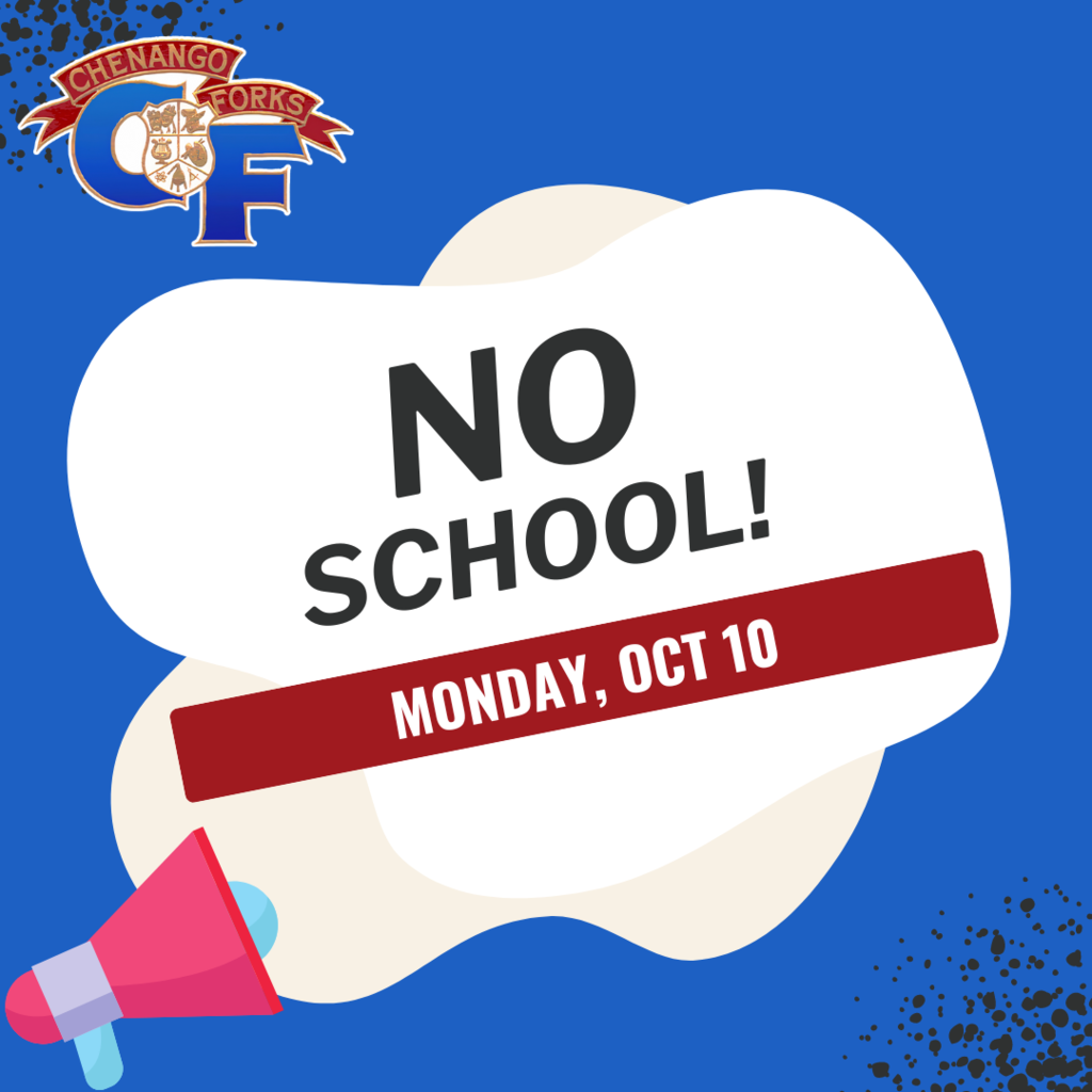 No School Monday, Oct. 10